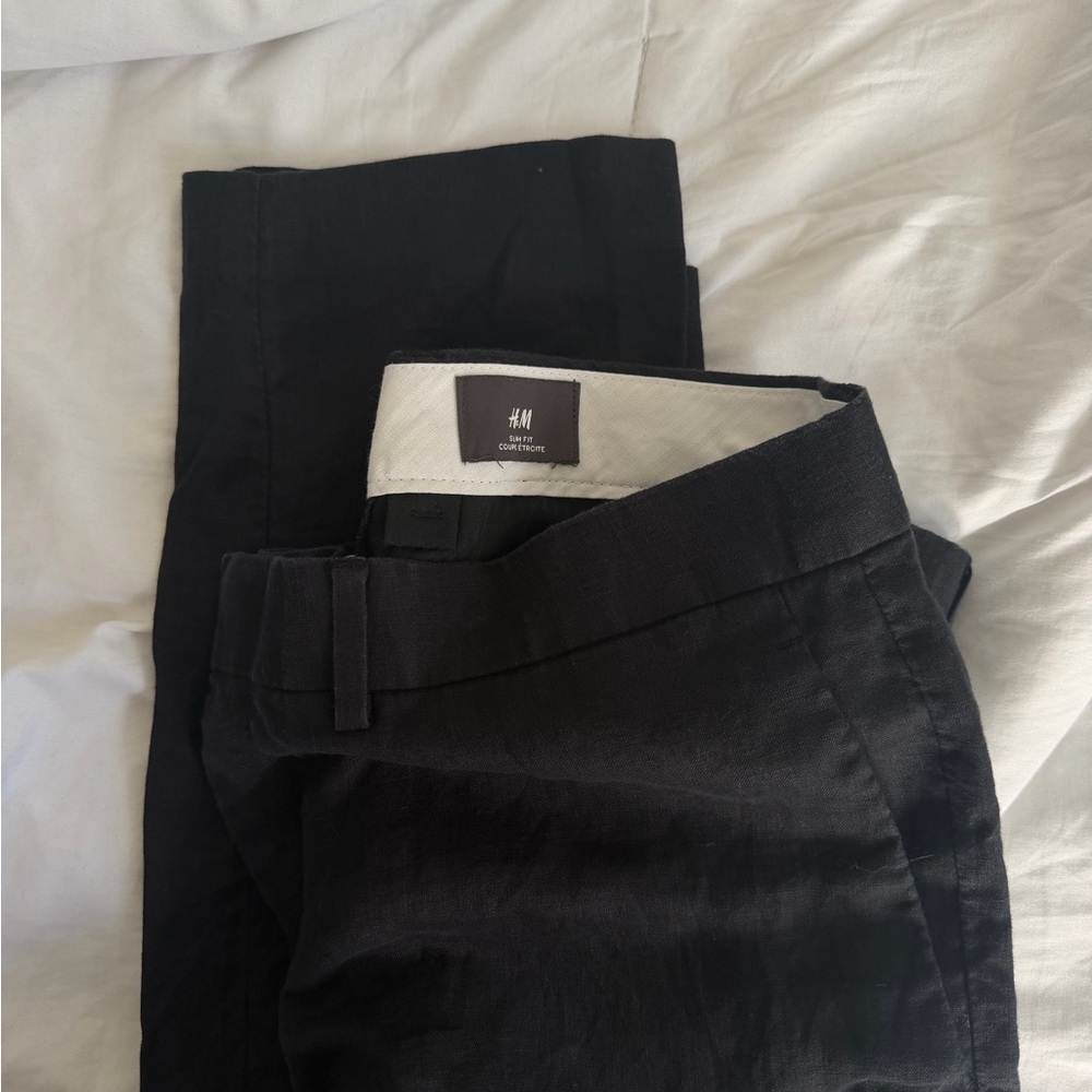 H&M Men's Classic Black Dress Pants